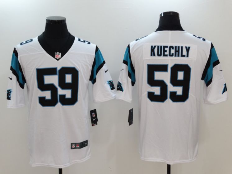 Men Carolina Panthers #59 Kuechly White Nike Vapor Untouchable Limited NFL Jerseys